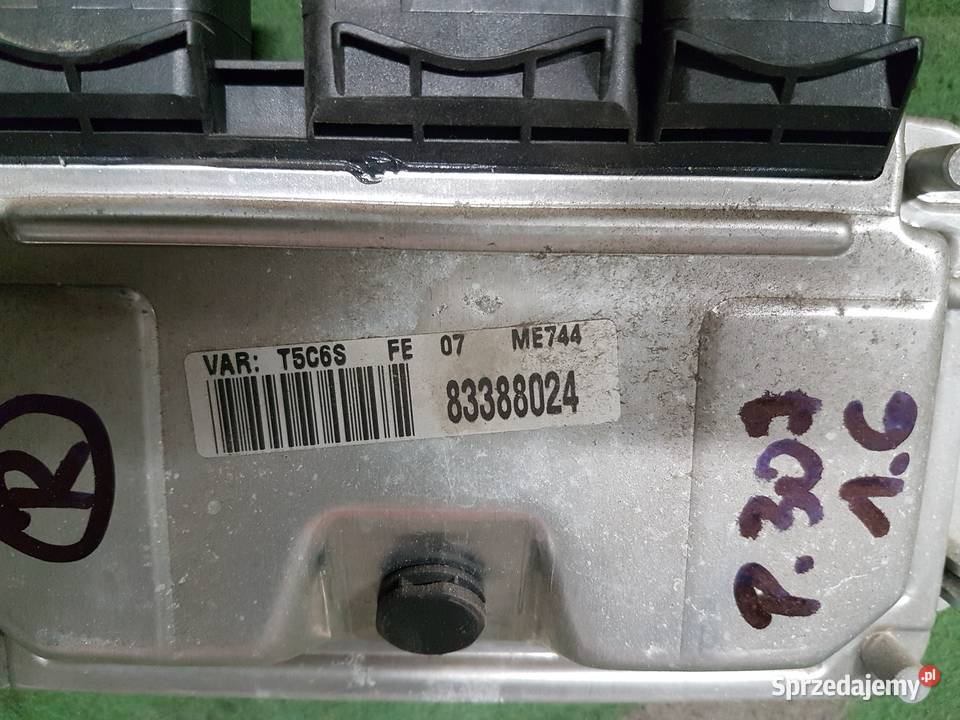 PEUGEOT 307 16 16V STEROWNIK KOMPUTER 0261206943 wielkopolskie Turek