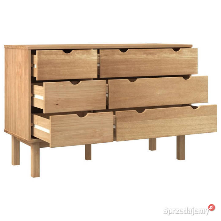 Szafka z szufladami OTTA 111x43x735 lite drewno Pozostałe Warszawa