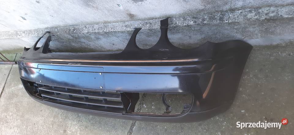 Zderzak przód vw polo 9N okular 0205r czarny wielkopolskie Rawicz