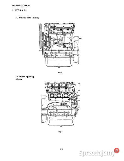 Isuzu 3LA1 3LB1 3LD1 instrukcja serwisowa Kielce