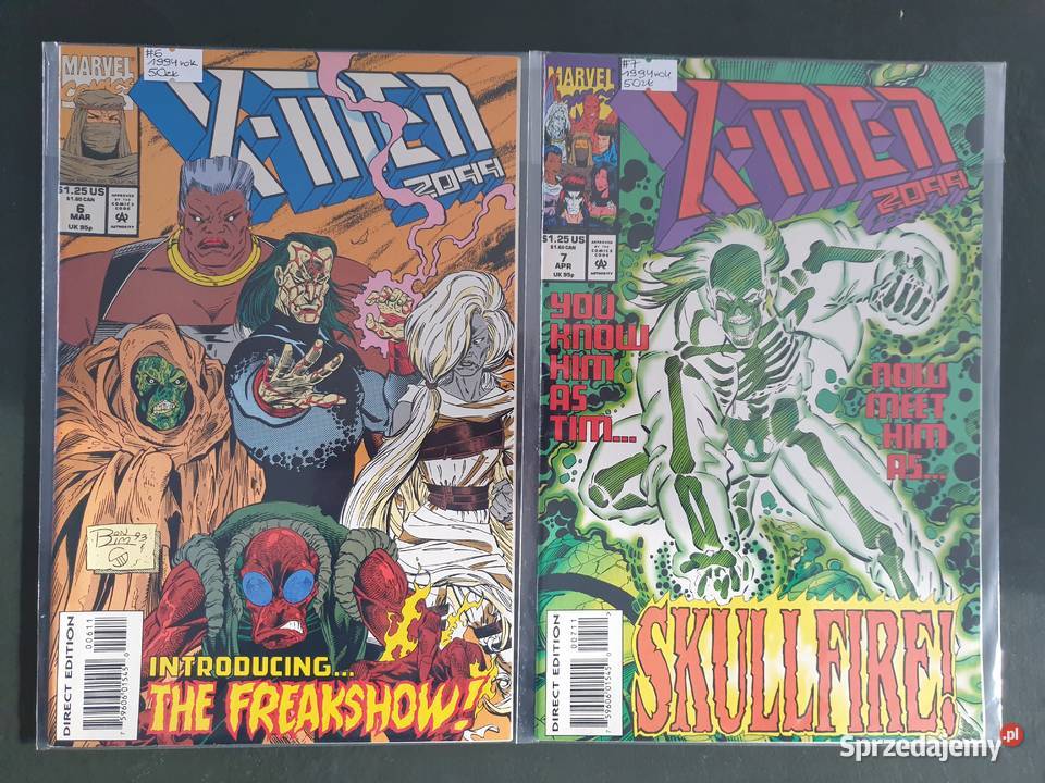 XMen 2099 i inne 14 oryginalnych komiksów Marvel Gdynia