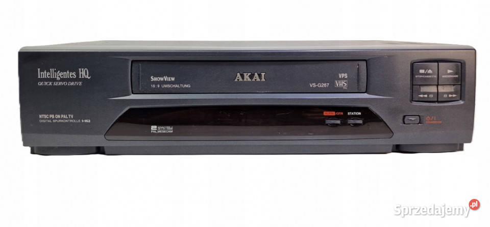 Video magnetowid AKAI Video VS G 267 VSG267 VHS Międzychód