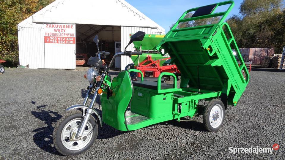 POJAZD ELEKTRYCZNY TRÓJKOŁOWIEC TOWAROWY ADVENTO