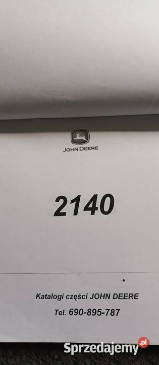Katalog części John Deere 2140 Piaski