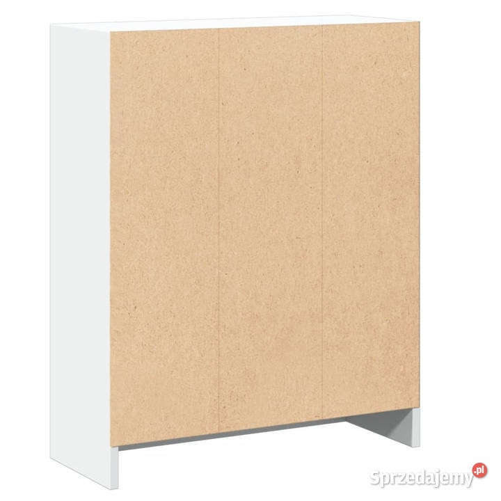 Szafka na książki biała 60x24x76 materiał Warszawa