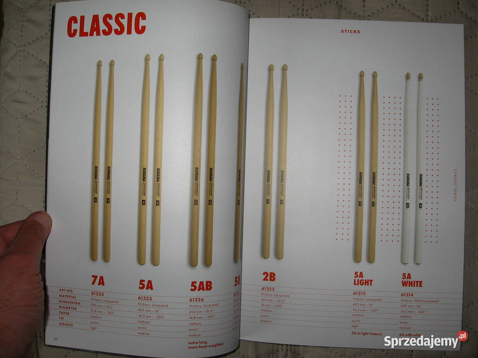 ROHEMA Drumsticks Percussion catalog katalog Kępice