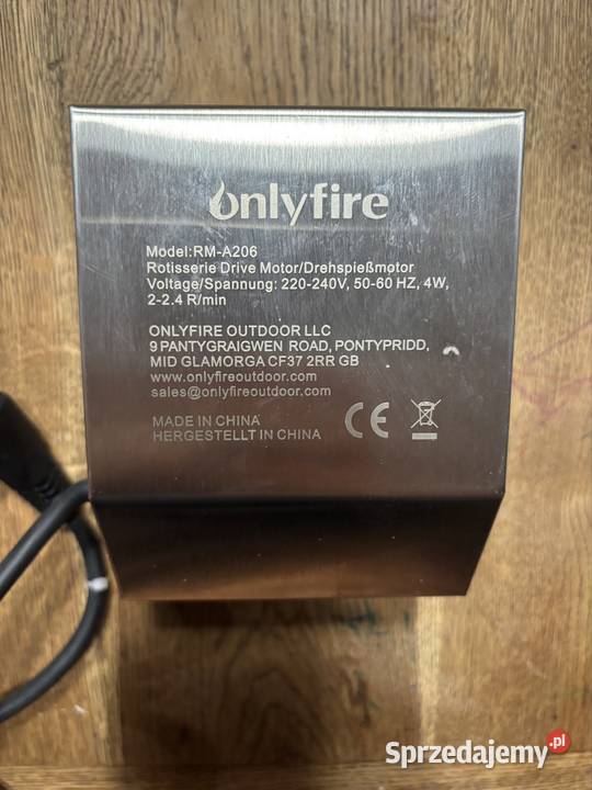 Zestaw rożna ze stali nierdzewnej Onlyfire Gniezno