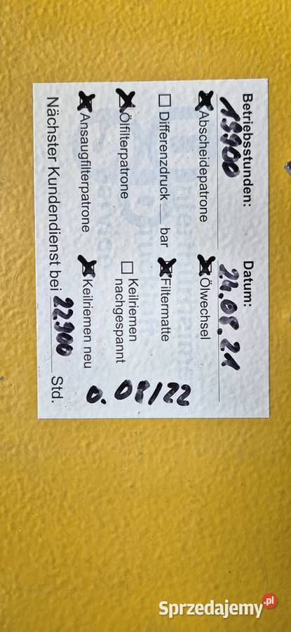 Kompresor Kaeser SM8Osusacz Kaeser TA8 dolnośląskie