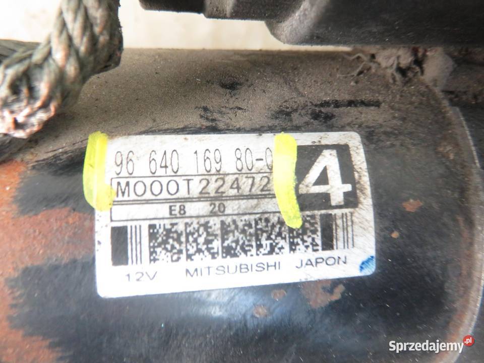 ROZRUSZNIK CITROEN C4 16 HDi 9664016980 sprzedam