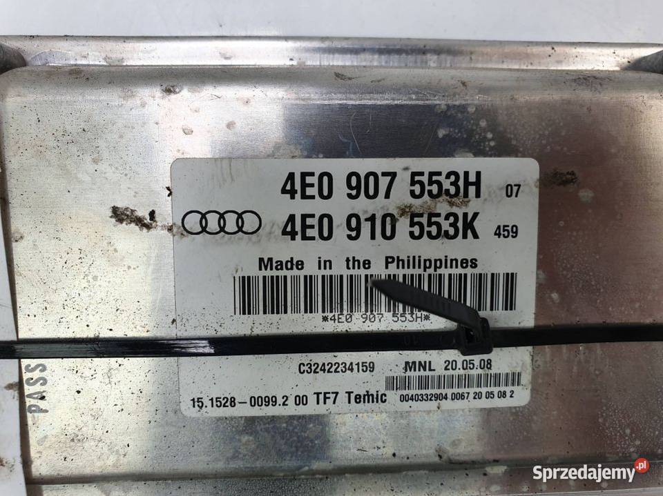 KOMPUTER AUDI A8 D3 4E0907553H osobowe Pozostałe Lipno sprzedam