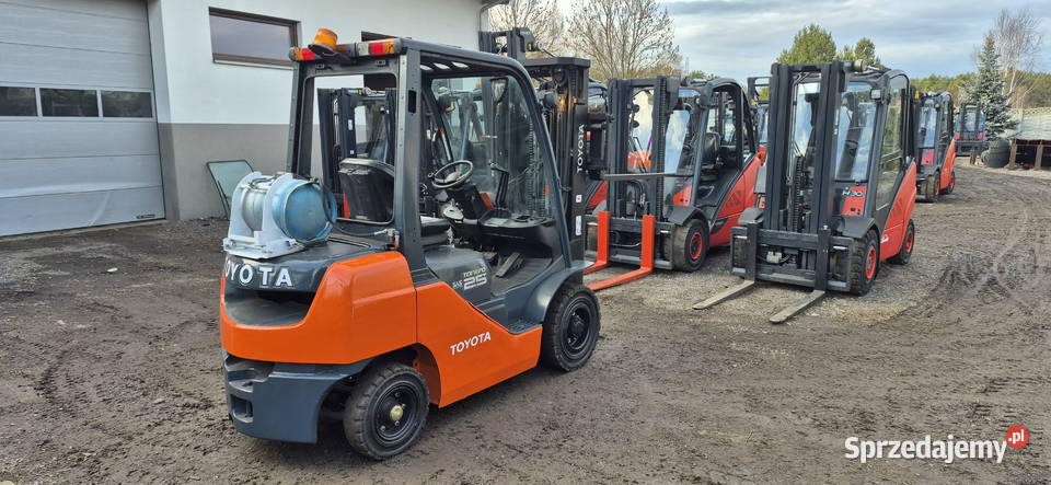 Wózek Widłowy Toyota 8FGF25 2012 Triplex 470m gaz Małkinia Górna