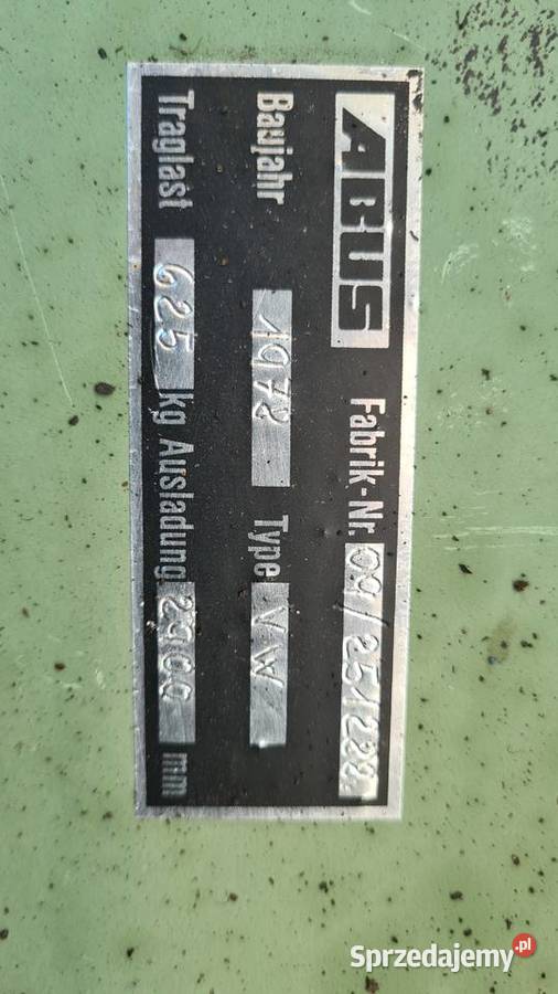 Żuraw ABUS 625 Tarnowskie Góry