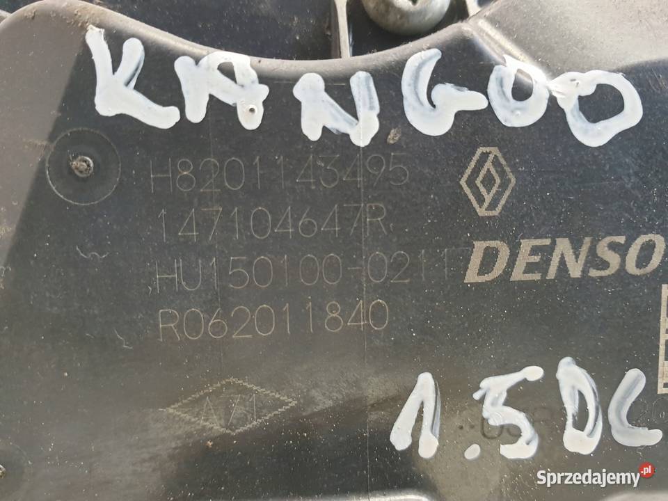 Renault Kangoo III 15 DCI ZAWÓR EGR H8201143495 osobowe lubelskie Rudka