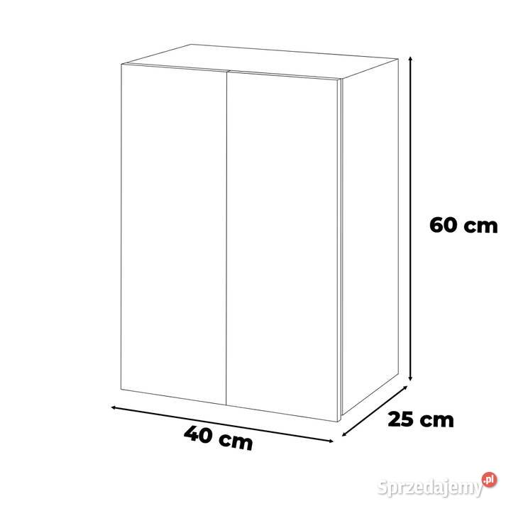 Szafka Łazienkowa Wisząca Wąska Umywalkę 40 Elbląg