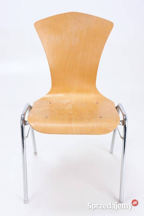 Krzesło drewniane do poczekalni Leszno