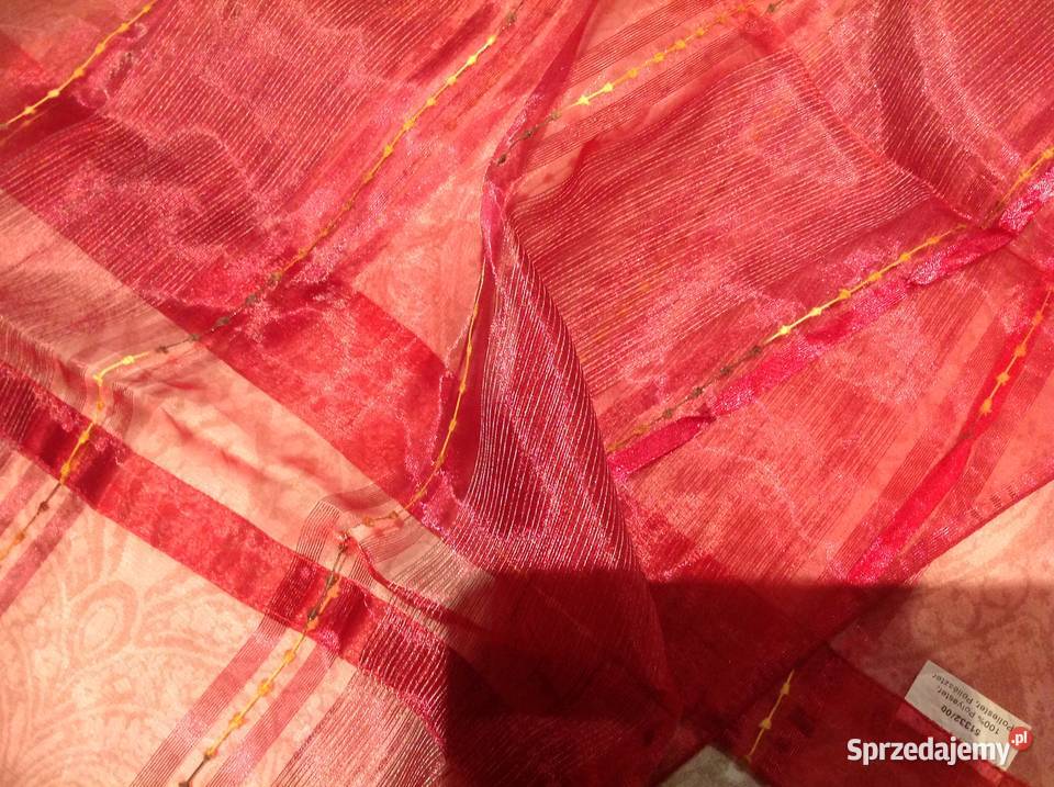 Firanka Rzymska Czerwona czerwony