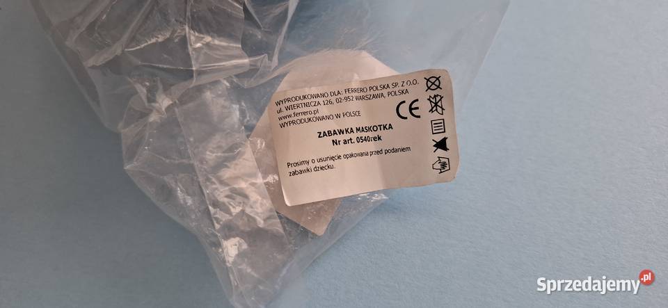 Nowa maskotka poduszka Tic Tac Kibic Komentator Zabawki Maków Mazowiecki