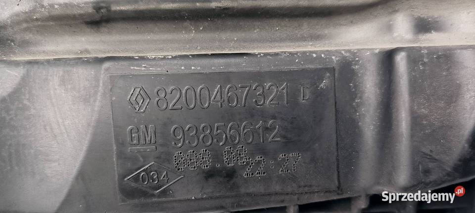 OBUDOWA FILTRA RENAULT TRAFIC II 8200467321 kujawsko-pomorskie Lipno