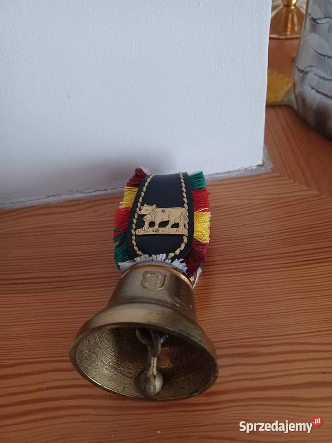 Dzwonek z krzyżem Szwajcaria Mosiądz