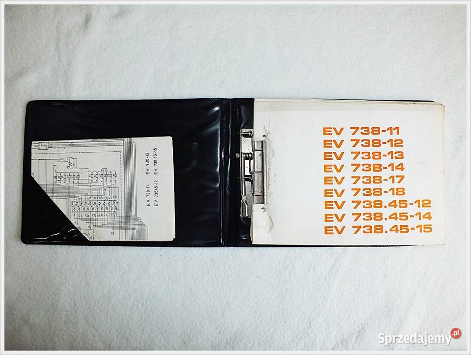 Katalog części wózek widł elektr EV73811 Żary