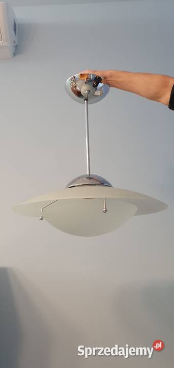 Żyrandol lampa sufitowa szklanazwis sufitowy Łódź sprzedam