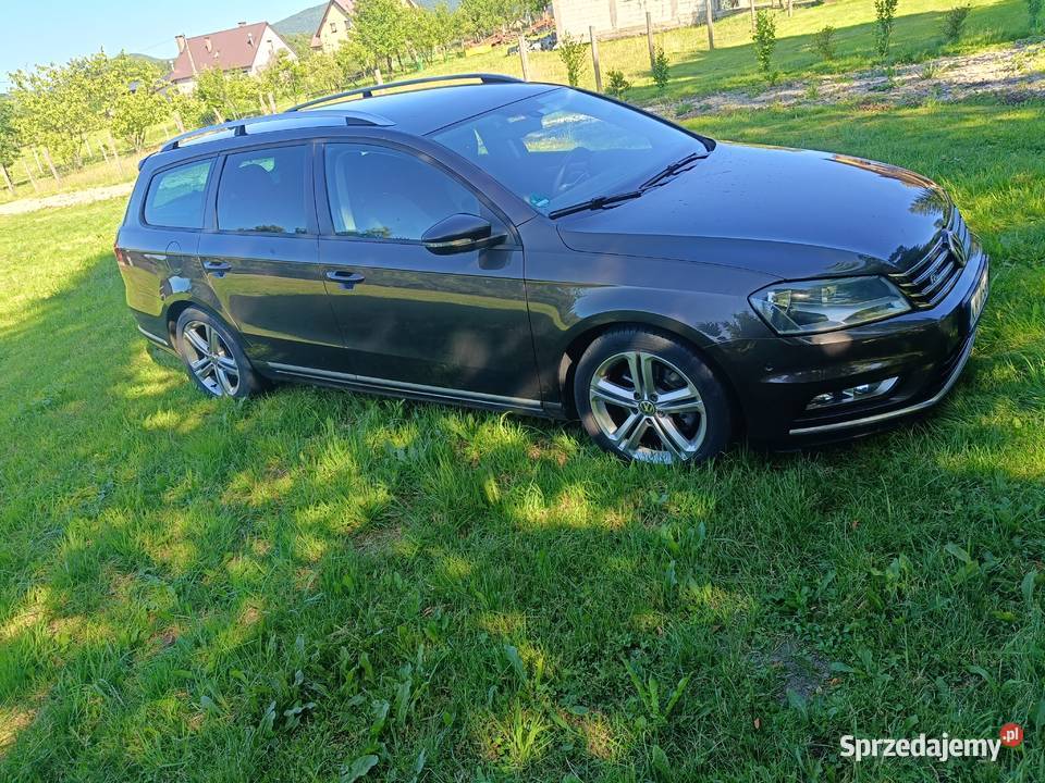 VW Passat B7 RLine podgrzewane fotele Passat Wiśniowa