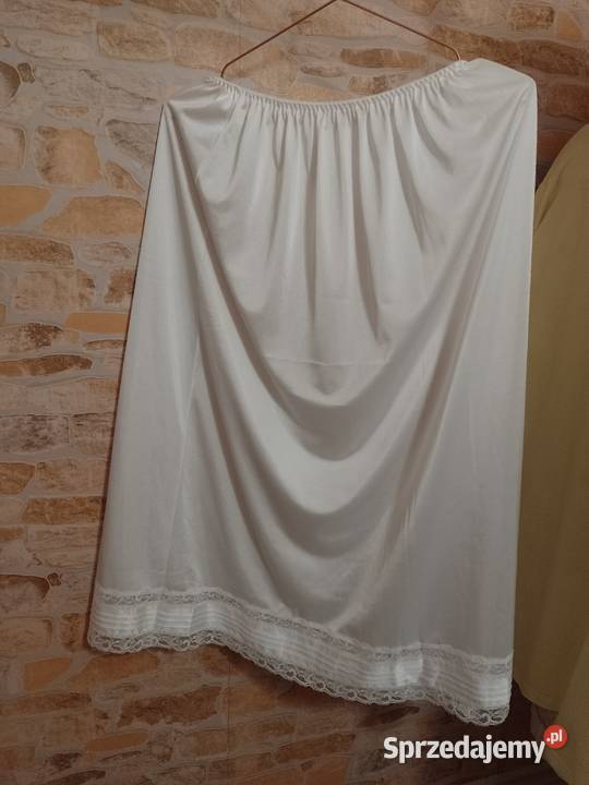 4XL5XL Ekskluzywna biała półhalka pod spódnicę z Kraków