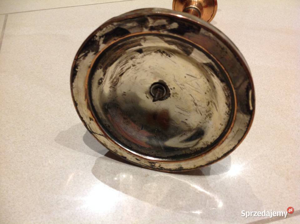 Stary Miedziany Świecznik Nowa Sól sprzedam