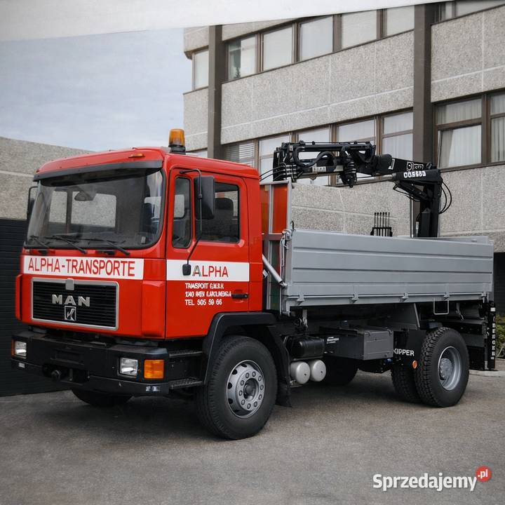 MAN 17232 Pojazd specjalny Wywrotka HDS Kożuchów