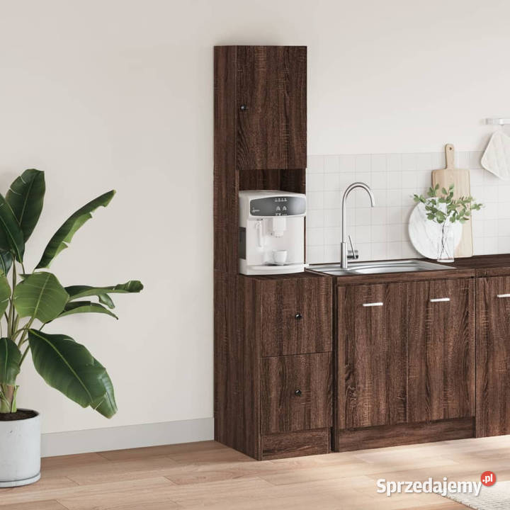 Szafka kuchenna brązowy dąb 35x50x180 WM840764 Warszawa