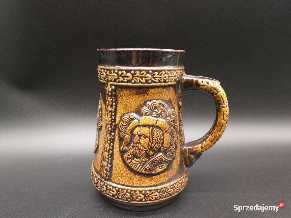 Ceramiczny kufel Kolekcjonerski Western Germany Porcelana i szkło Raszków