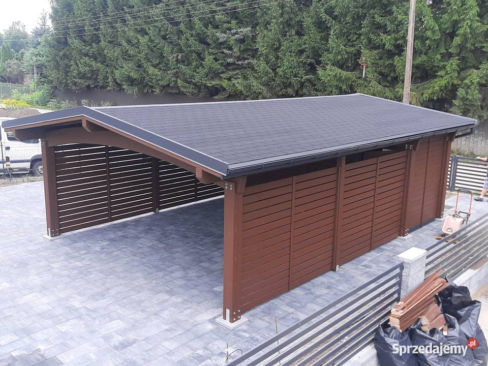 Wiata garażowa ITALIA 6x9M PT BSH Łącko