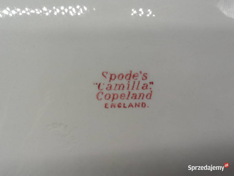 Antyczny duży półmisek SPODE Pink Camilla sprzedam