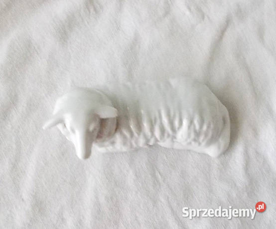 retro porcelanowa owieczka vintage figurka z pomorskie Gdańsk sprzedam