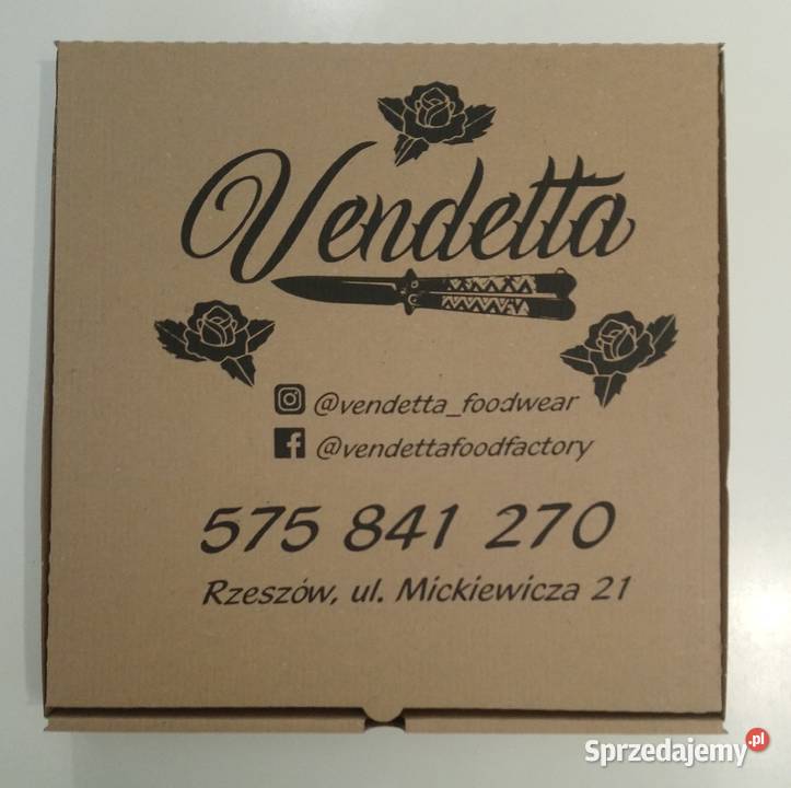 Kartony z nadrukiem 32x32 szare 100 sztuk Lublin