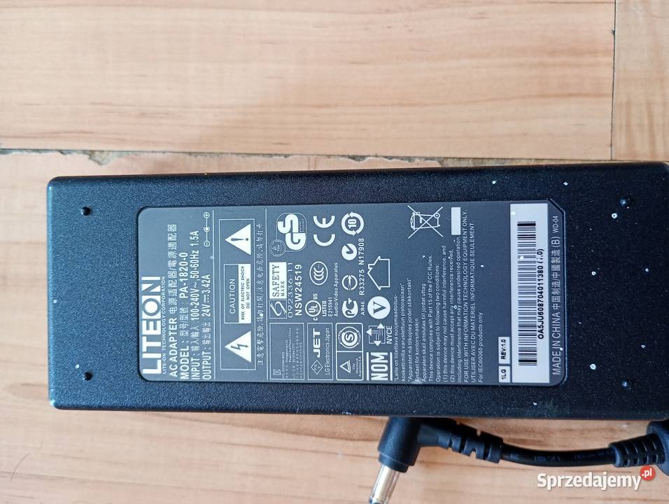 zasilacz ładowarka adapter LITEON komputer i Szczecin sprzedam
