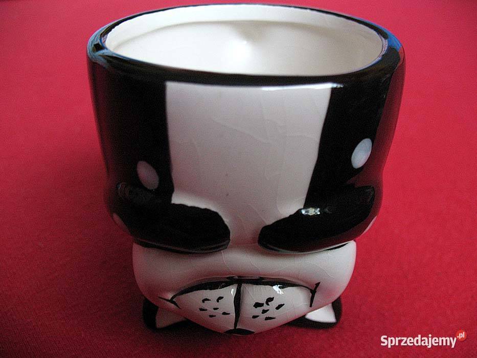 Kot kubek ceramika figurka zabawna 8 x 11 x 7 czarny