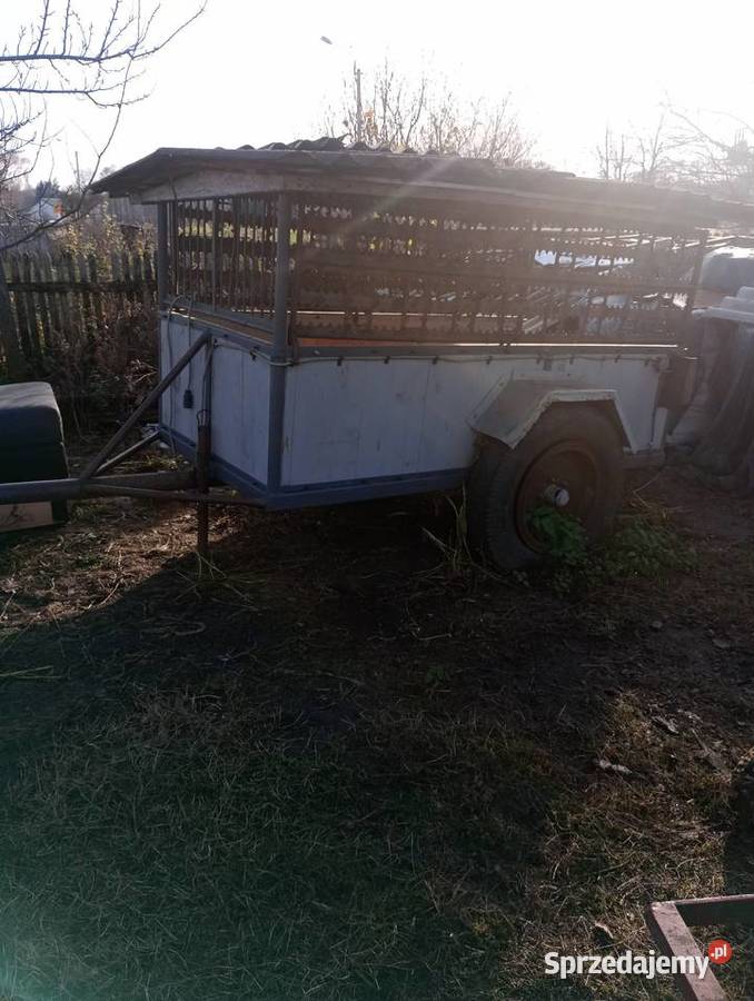 Dwukółka przyczepa mazowieckie Huta Skaryszewska