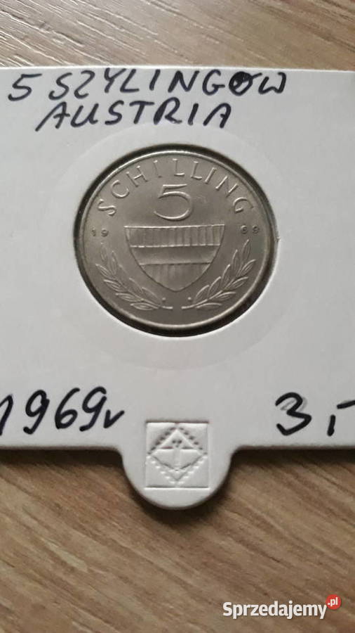 5 Szylingów Austria 19691974 i 1989 r wielkopolskie Konin