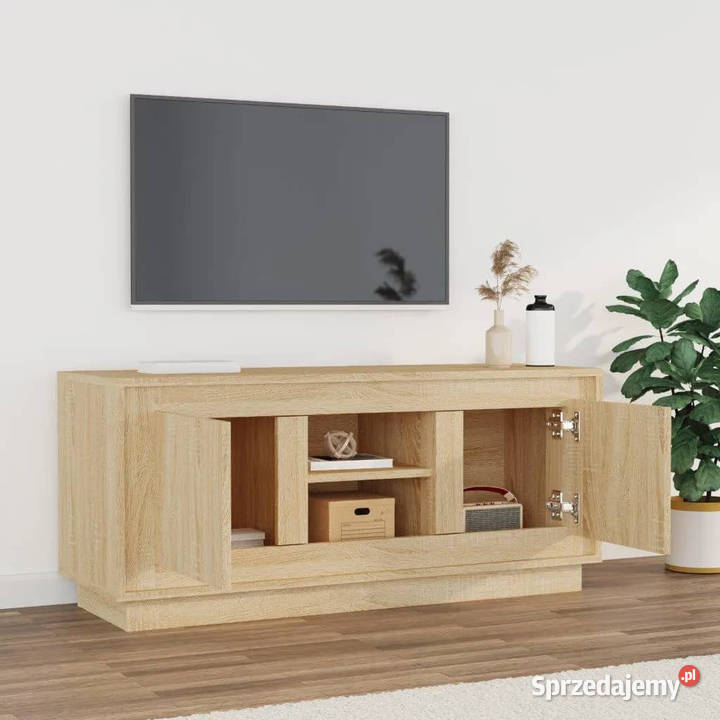 Szafka pod TV dąb sonoma 102x35x45 materiał Warszawa sprzedam