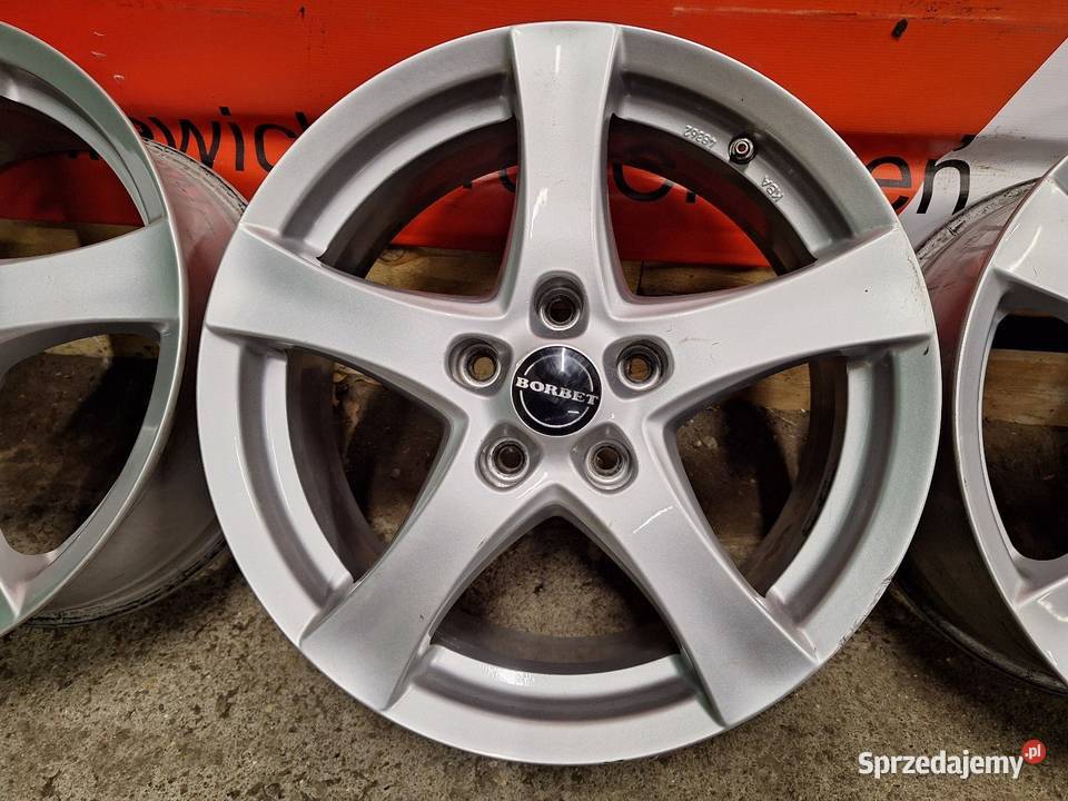 Alufelgi 5x1143 17 ET50 Borbet RENAULT Duster Samochodowe kujawsko-pomorskie Choceń