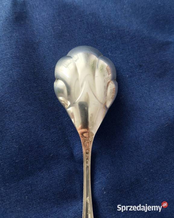 Platerowana łyżeczka do cukru Hefra wzór