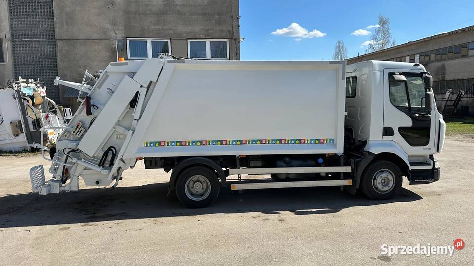 Renault Midlum śmieciarka 10m3 euro 5 manualna Napęd tylna oś Samochody ciężarowe Nowiny sprzedam
