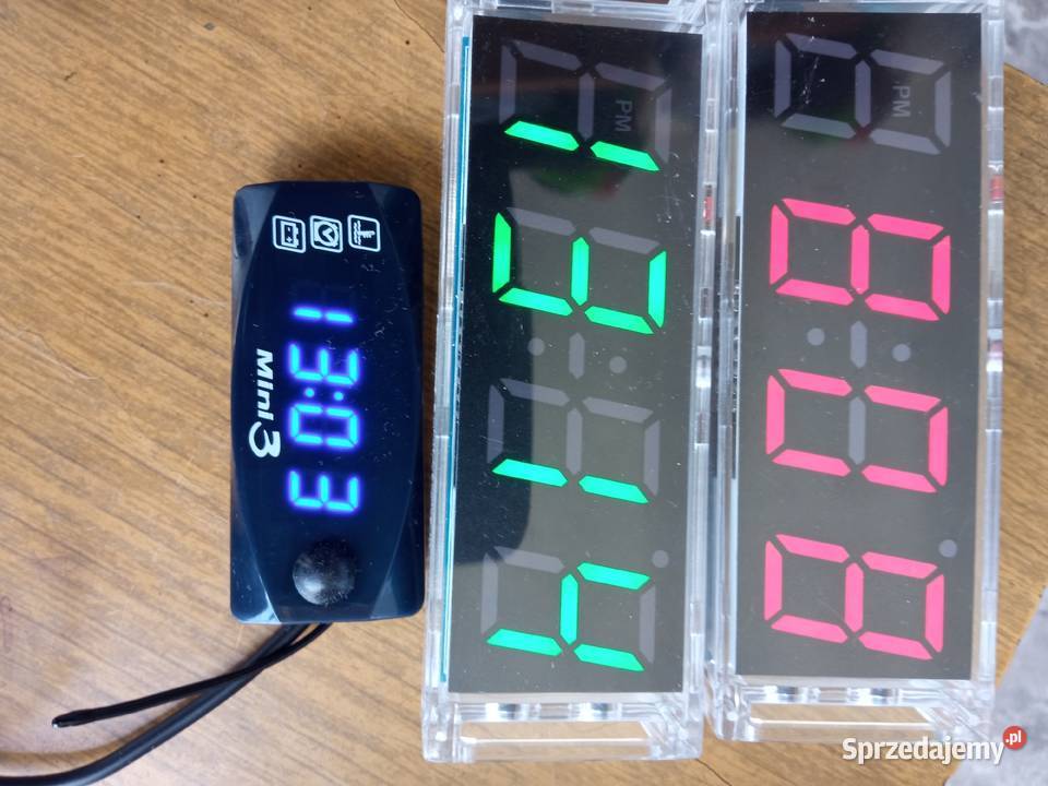 Sprzedam zegar cyfrowy wyświetlacz LED 26 mm tworzywo sztuczne Chorzów