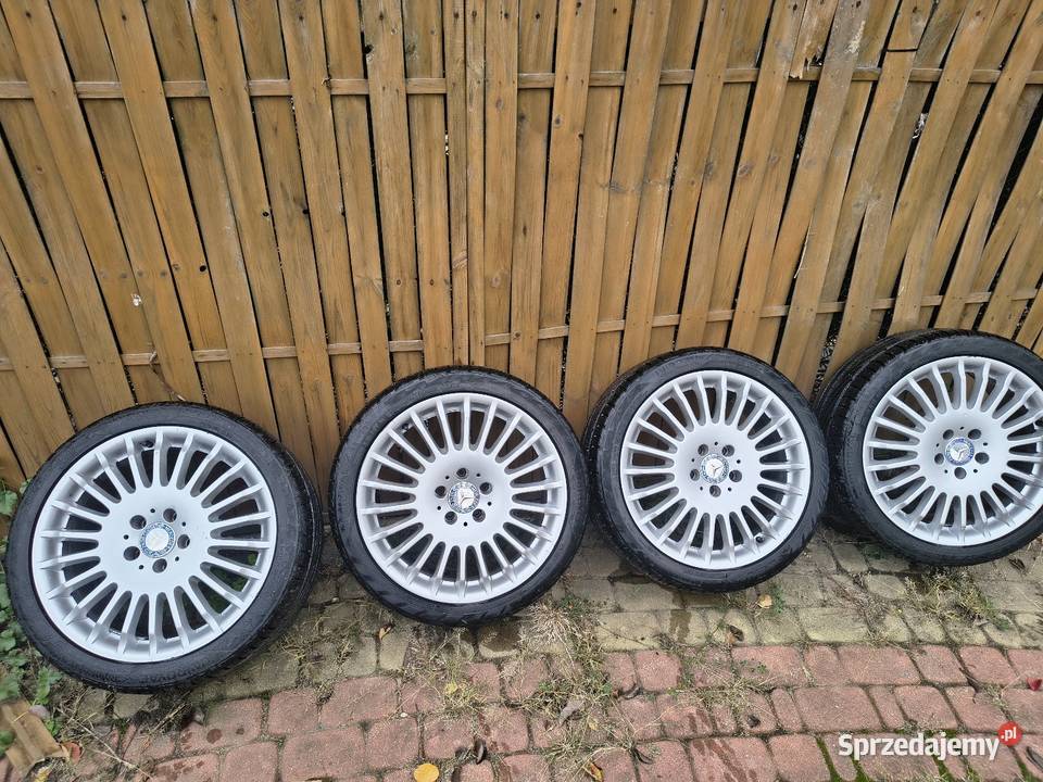 Felgi Mercedes Multispoke 18 plus opony Uniroyal Samochodowe Parczew