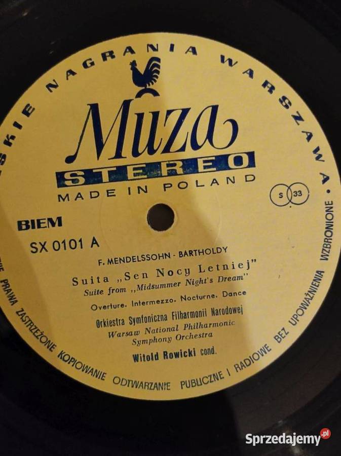 1960 Mendelssohn Ravel bolero sen nocy letniej Kielce