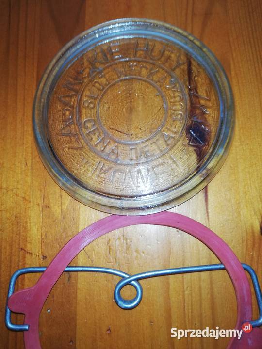 Duży słój PRLHuta Szkła w Iłowejlata 60te Porcelana i szkło mazowieckie Warszawa