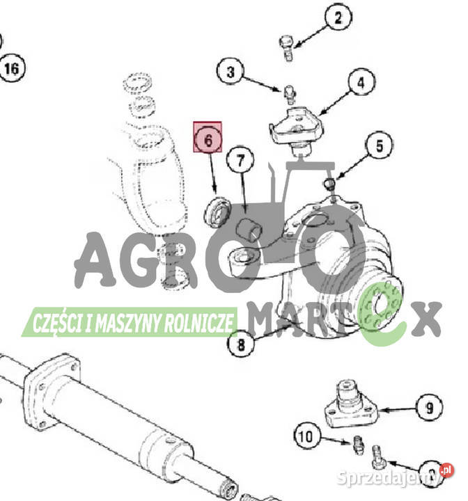84295344 247519A1 USZCZELKA OLEJOWA CNH Wichrów