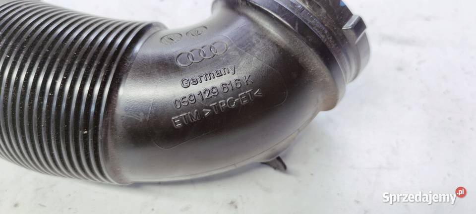RURA SSĄCA POWIETRZA AUDI A6 C8 A7 059129616K osobowe Silniki i osprzęt Przystajń sprzedam