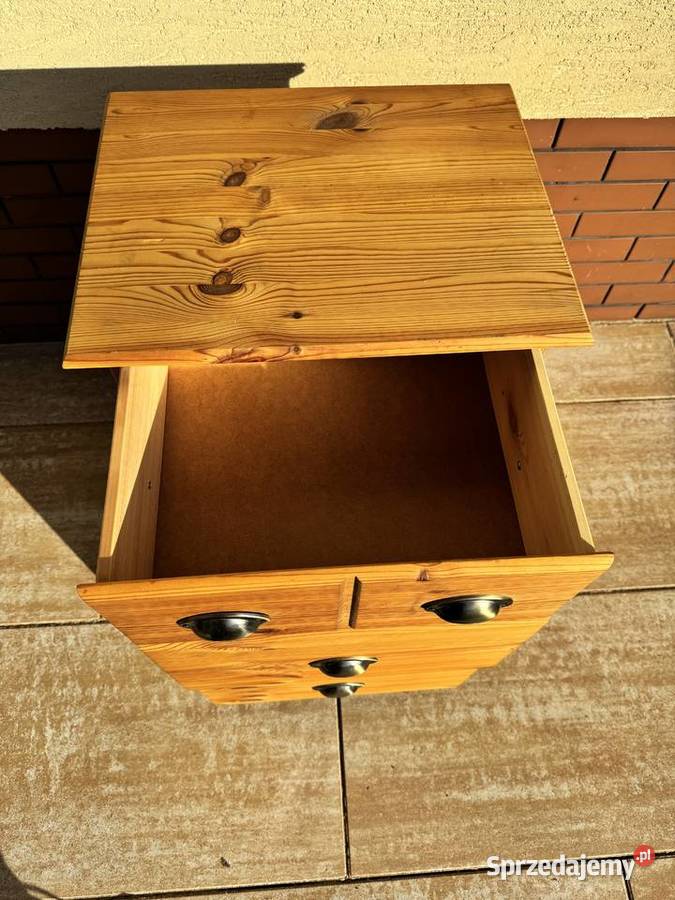 Szafka drewniana apteczna sosnowa komoda Garwolin